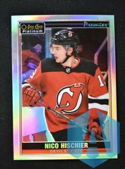 Nico Hischier PREMIER RETRO 2020-21 O-Pee-Chee Platinum #P-10 New Jersey Devils